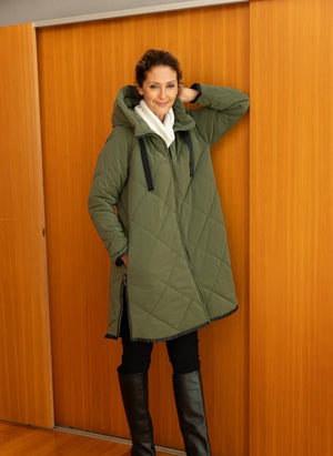ZIP HEM WINTER COAT