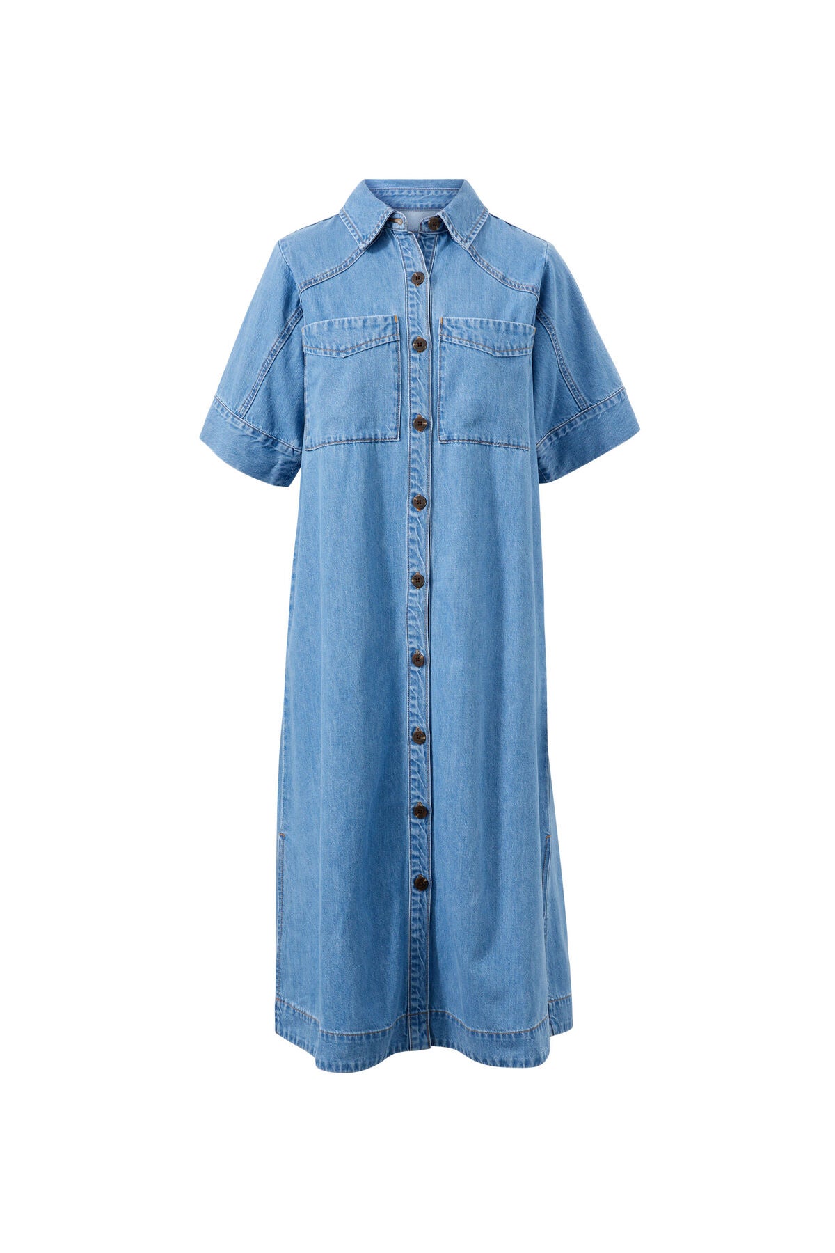 AVA SHORT SLEEVE MIDI DRESS