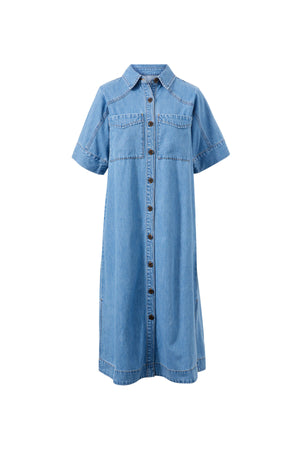 AVA SHORT SLEEVE MIDI DRESS