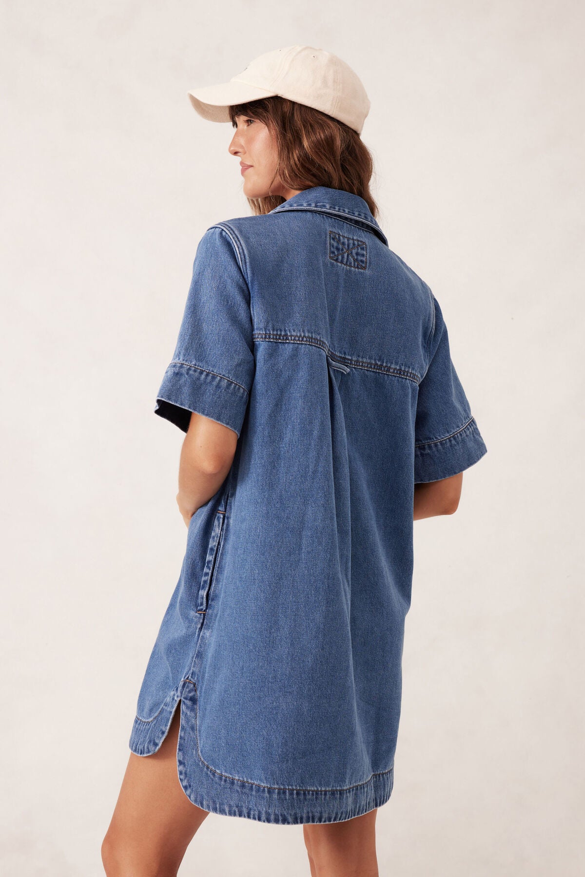 RELAXED SHIRT DRESS