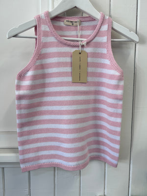 COTTON STRIPE SINGLET