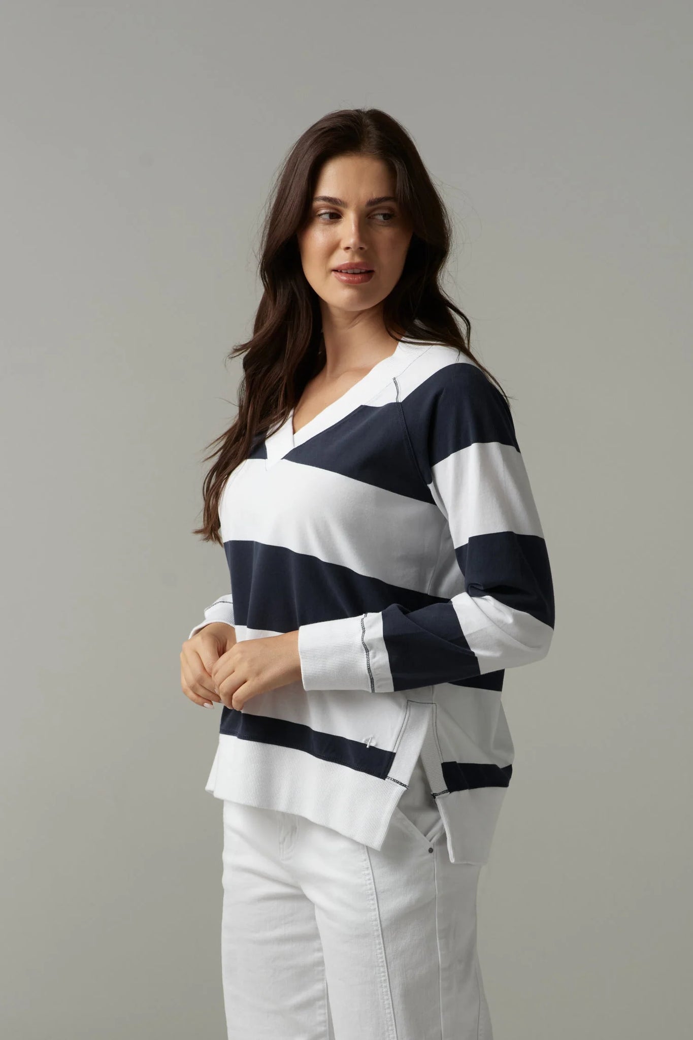 RUGBY COTTON V NECK