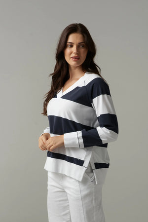 RUGBY COTTON V NECK