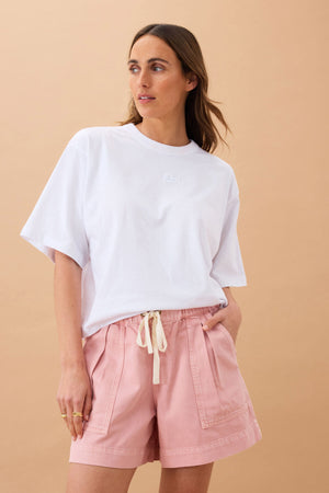 DARCY RELAXED SHORT- PINK OR YELLOW