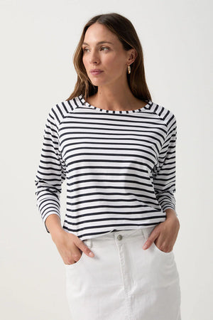 STRIPE LONG SLEEVE TEE