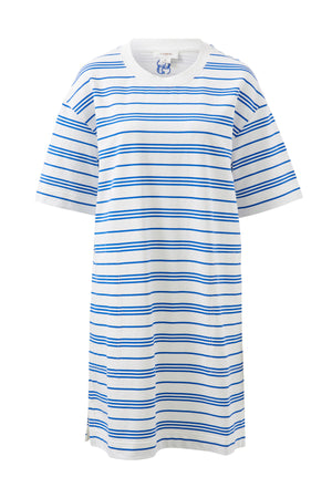 CLEO MINI TERRY DRESS- AZURE