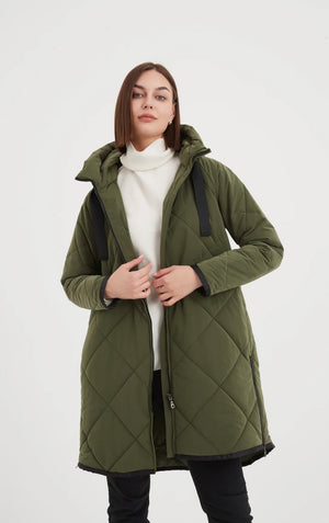 ZIP HEM WINTER COAT