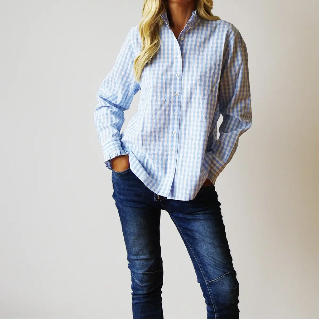 MAPLE- COTTON GINGHAM SHIRT