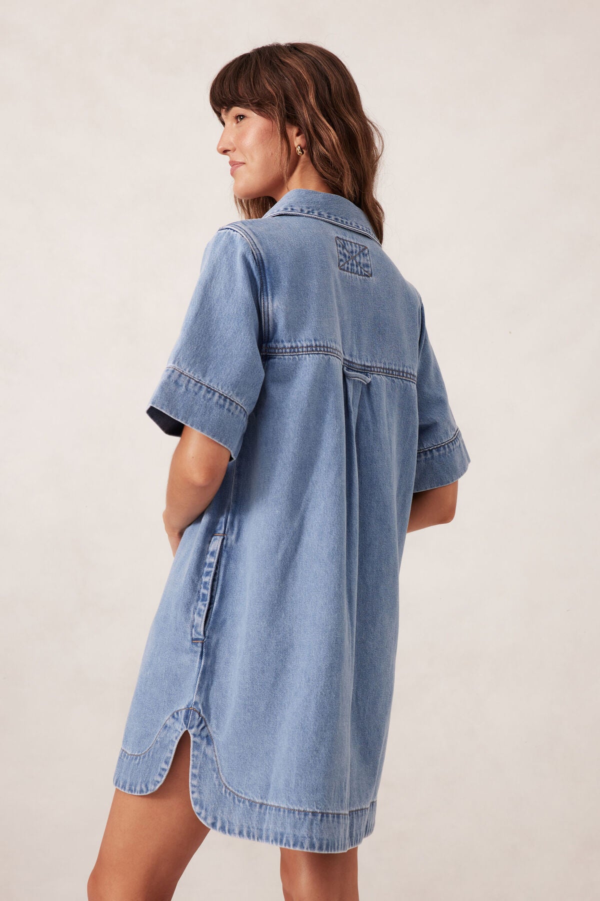 RELAXED SHIRT DRESS
