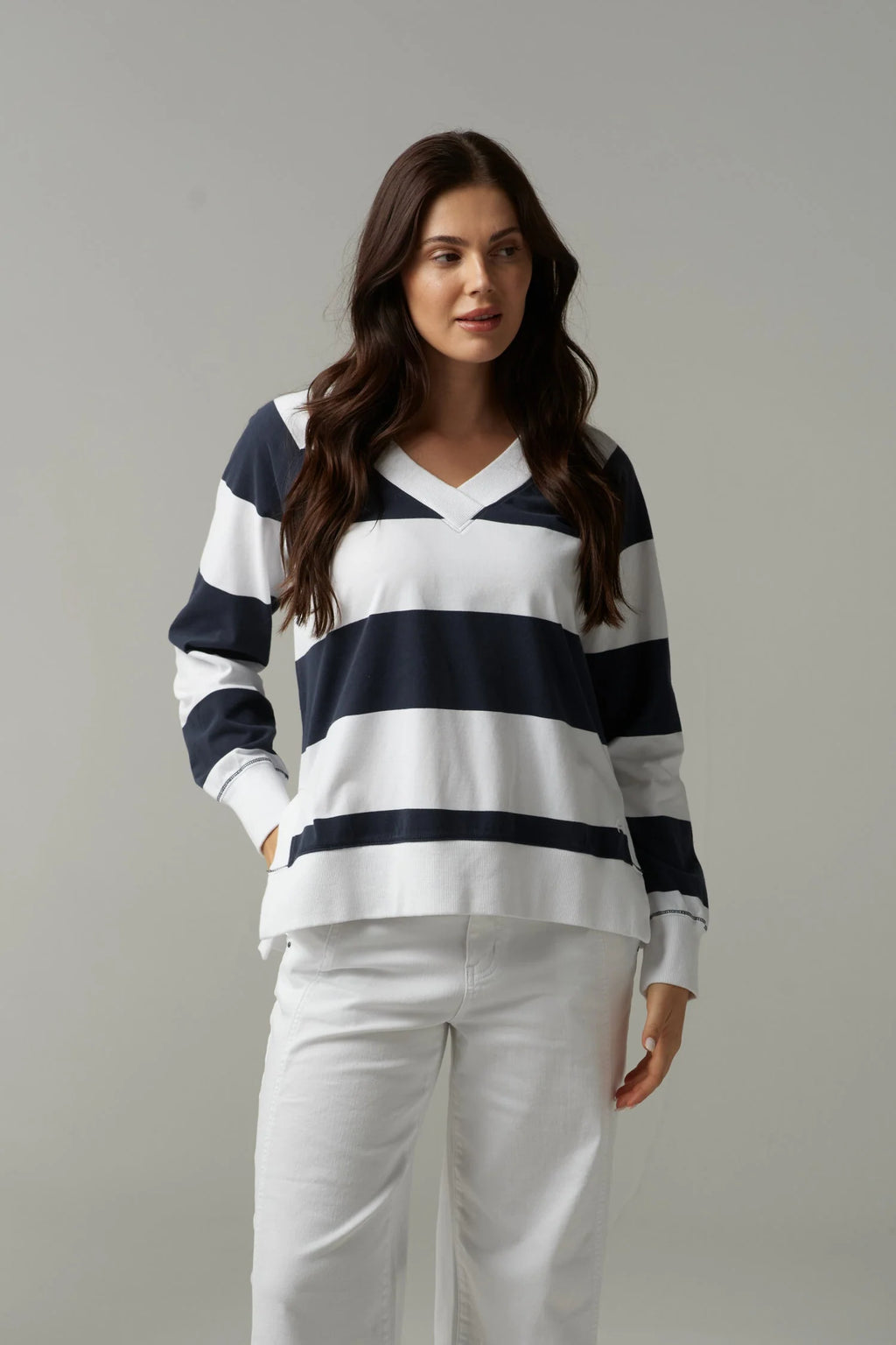 RUGBY COTTON V NECK