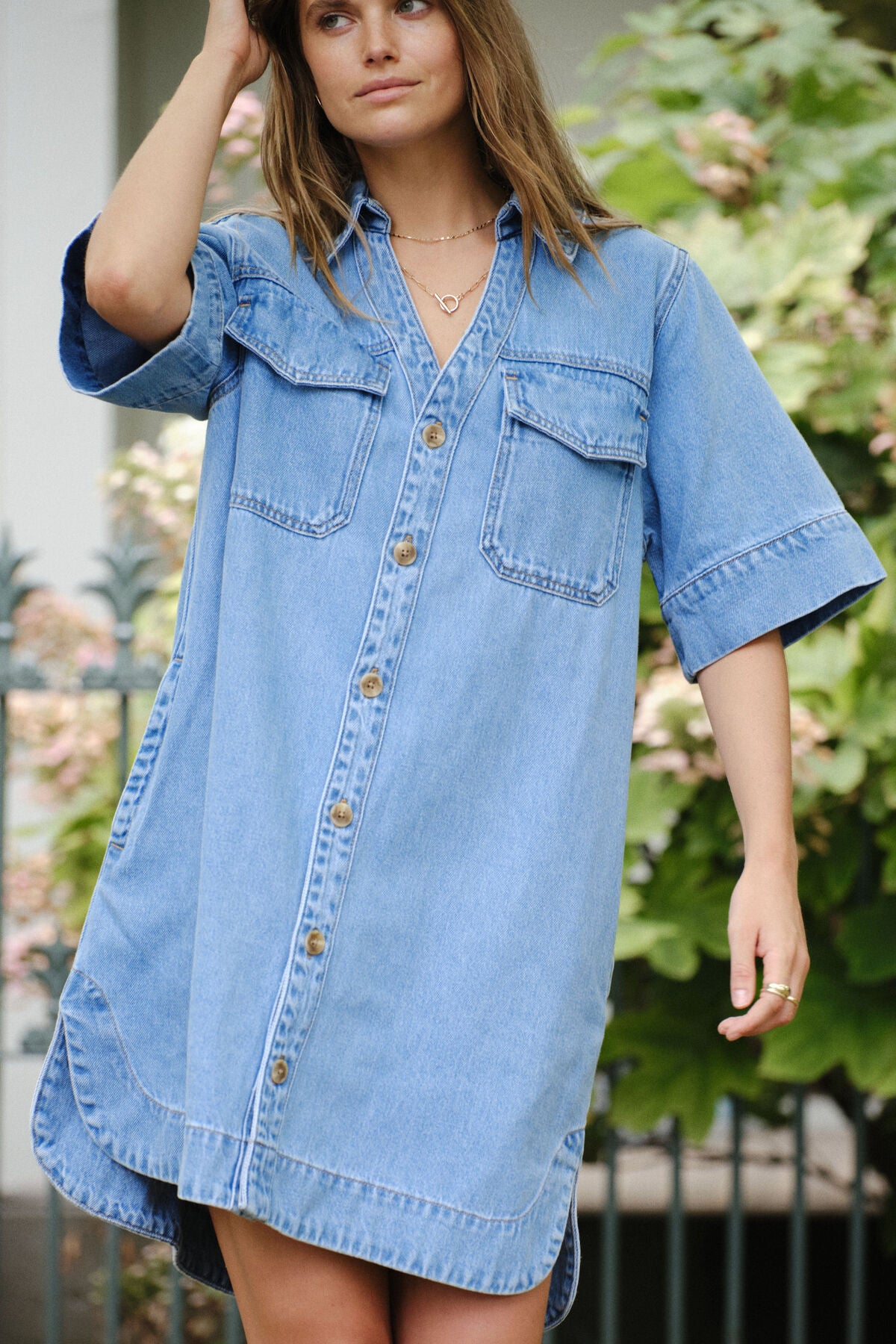 RELAXED SHIRT DRESS