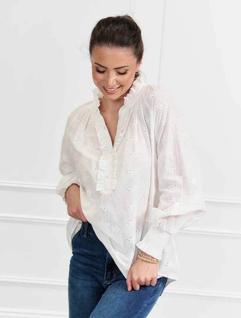 AMELIA LACE BLOUSE