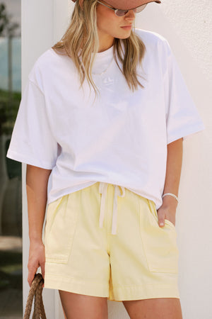 DARCY RELAXED SHORT- PINK OR YELLOW