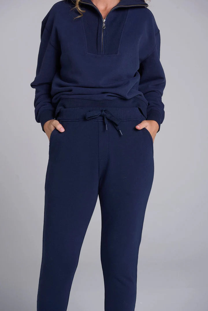 DARK NAVY TRACK PANTS