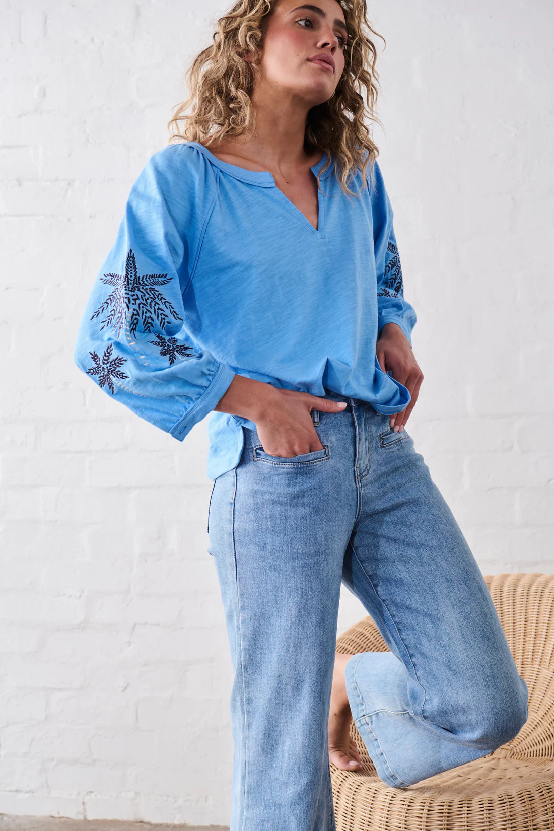 FREYA JEAN- 70s BLUE