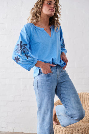 FREYA JEAN- 70s BLUE