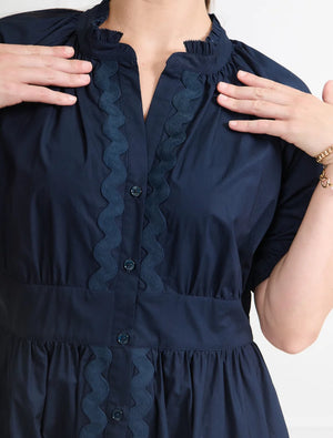 RACHEL DRESS NAVY