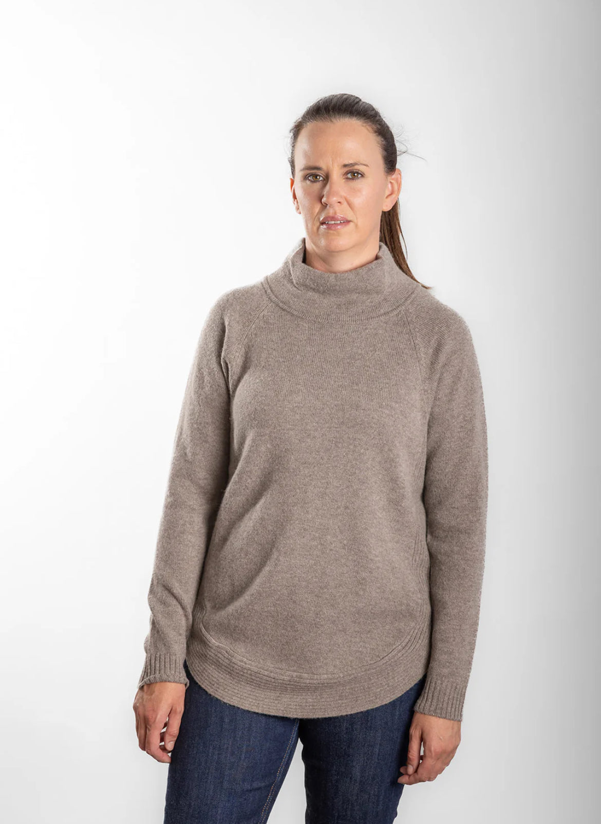 FUNNEL NECK JUMPER