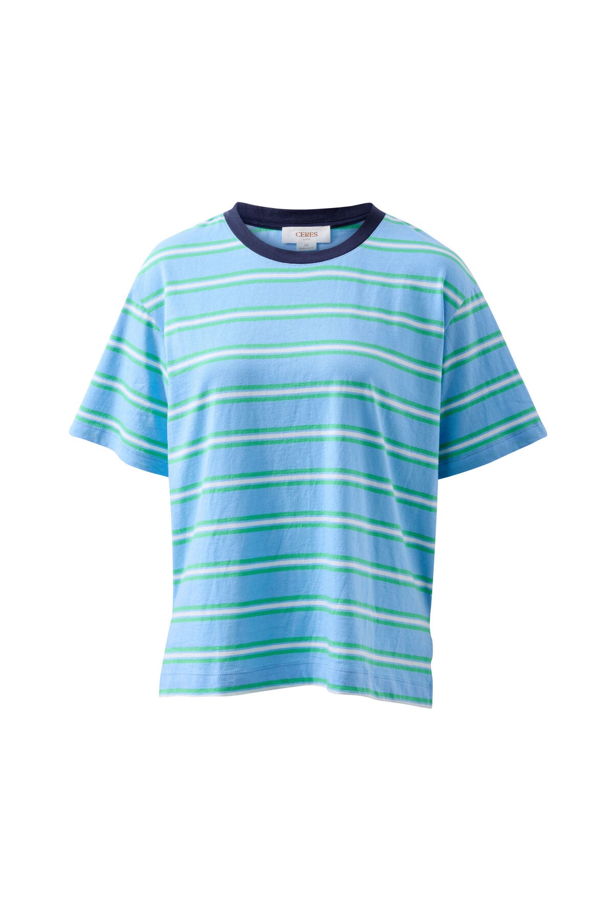 STEVIE SLOUCHY T- ZESTY STRIPE