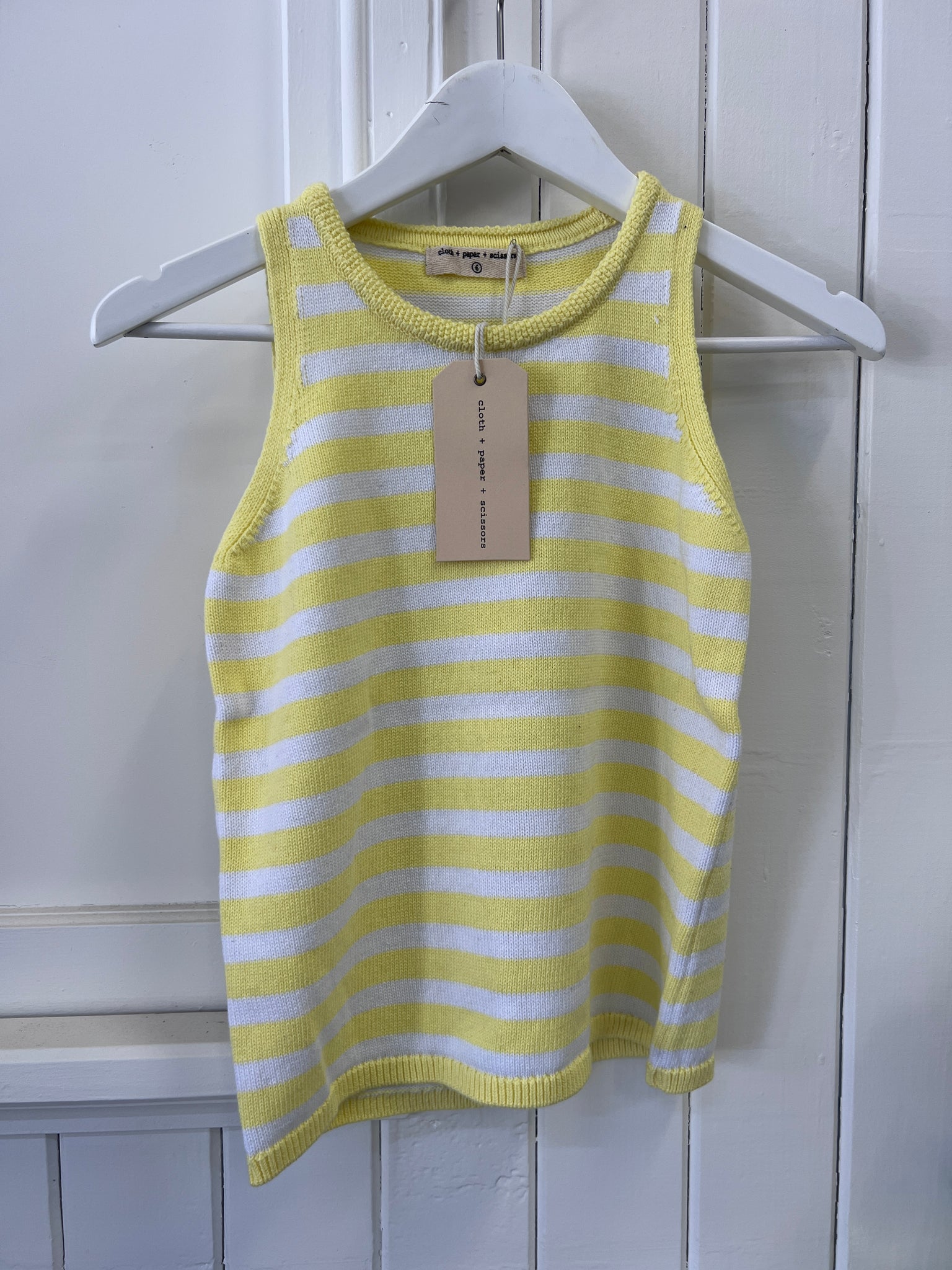 COTTON STRIPE SINGLET