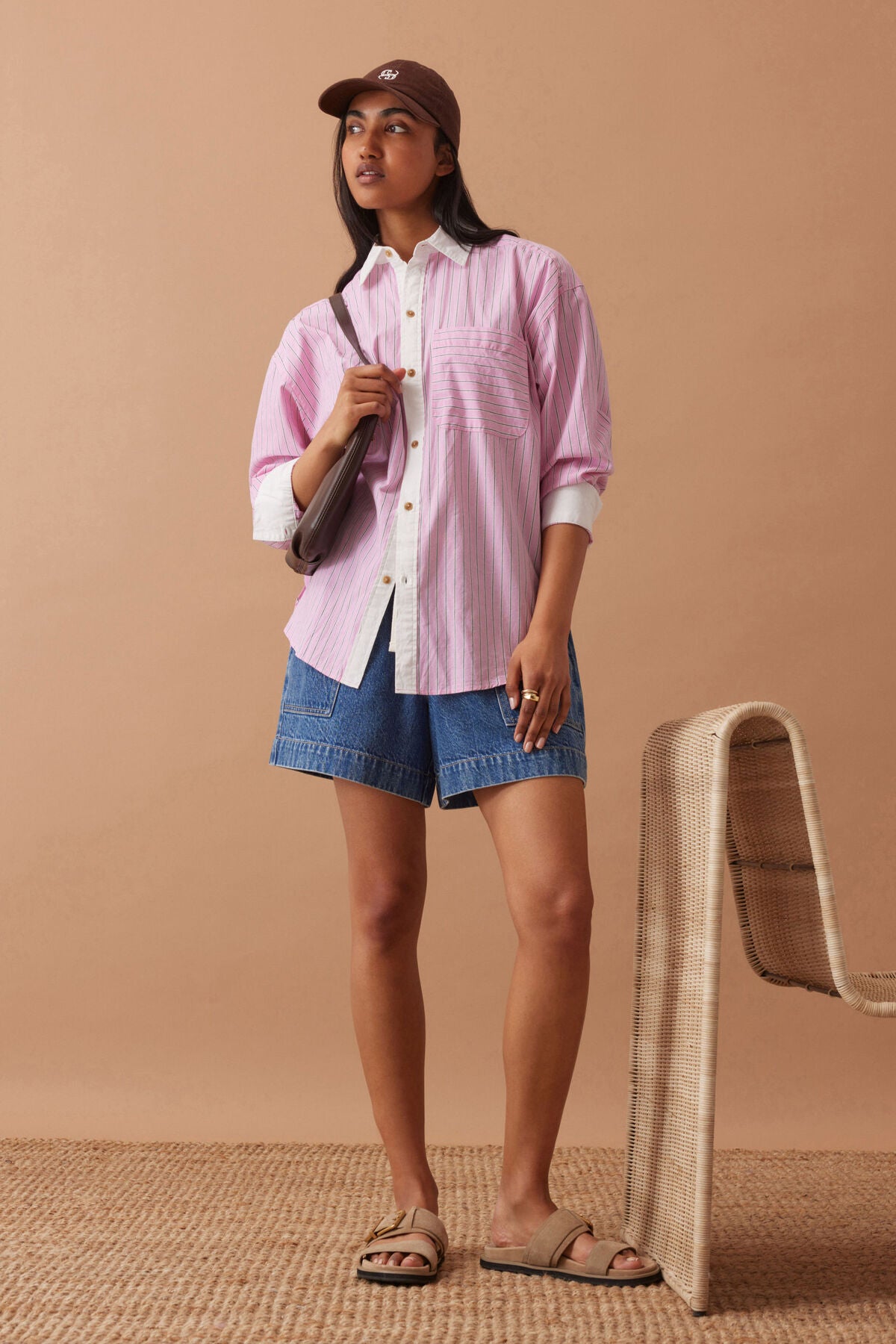 PETA OVERSIZED SHIRT- PINK