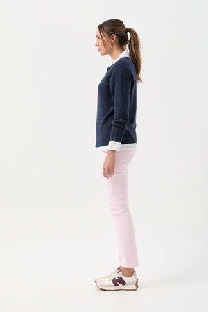 MERINO/COTTON RAGLAN JUMPER