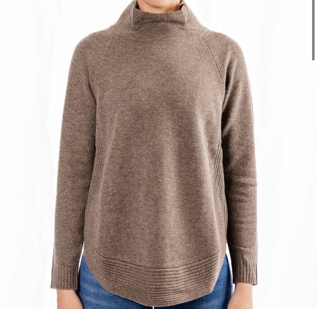 FUNNEL NECK JUMPER