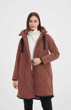 ZIP HEM WINTER COAT