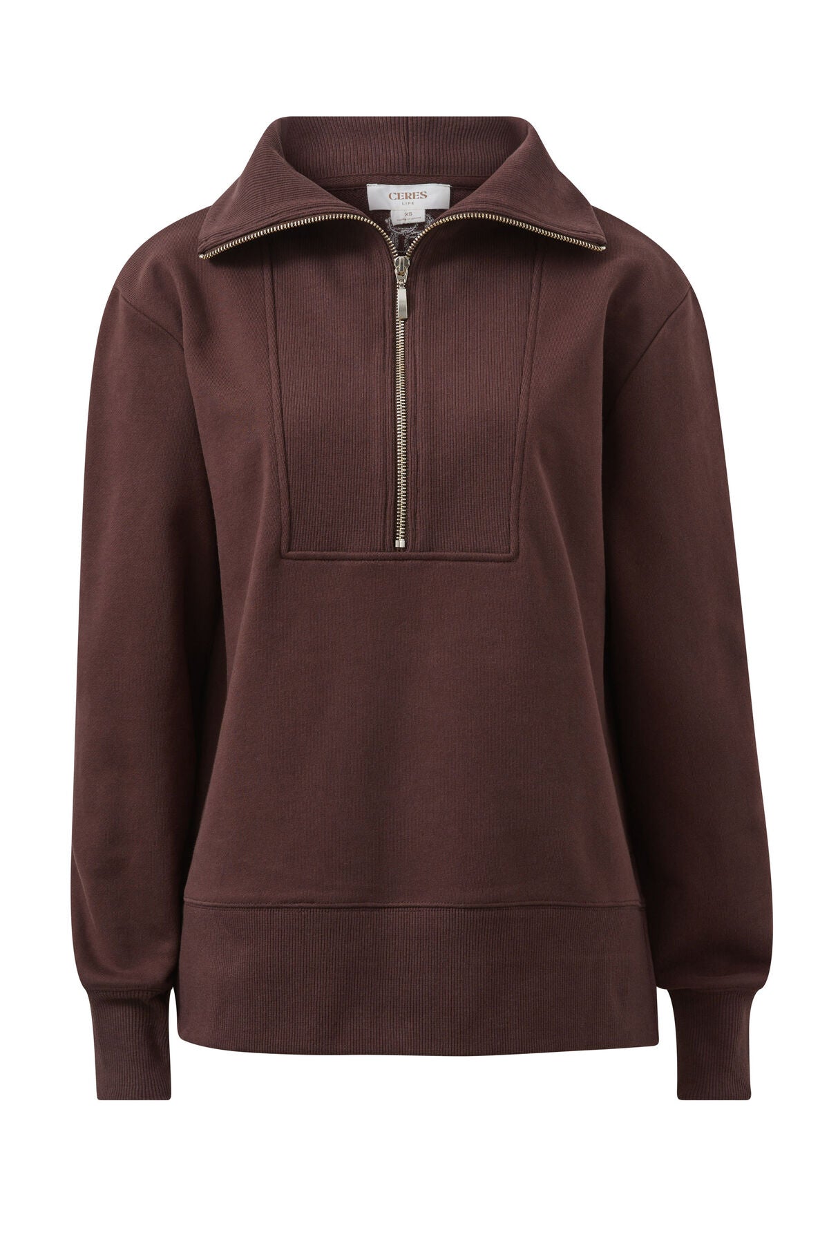 ISABELLA HALF ZIP SWEAT