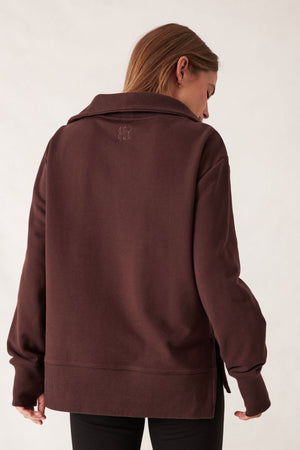 ISABELLA HALF ZIP SWEAT