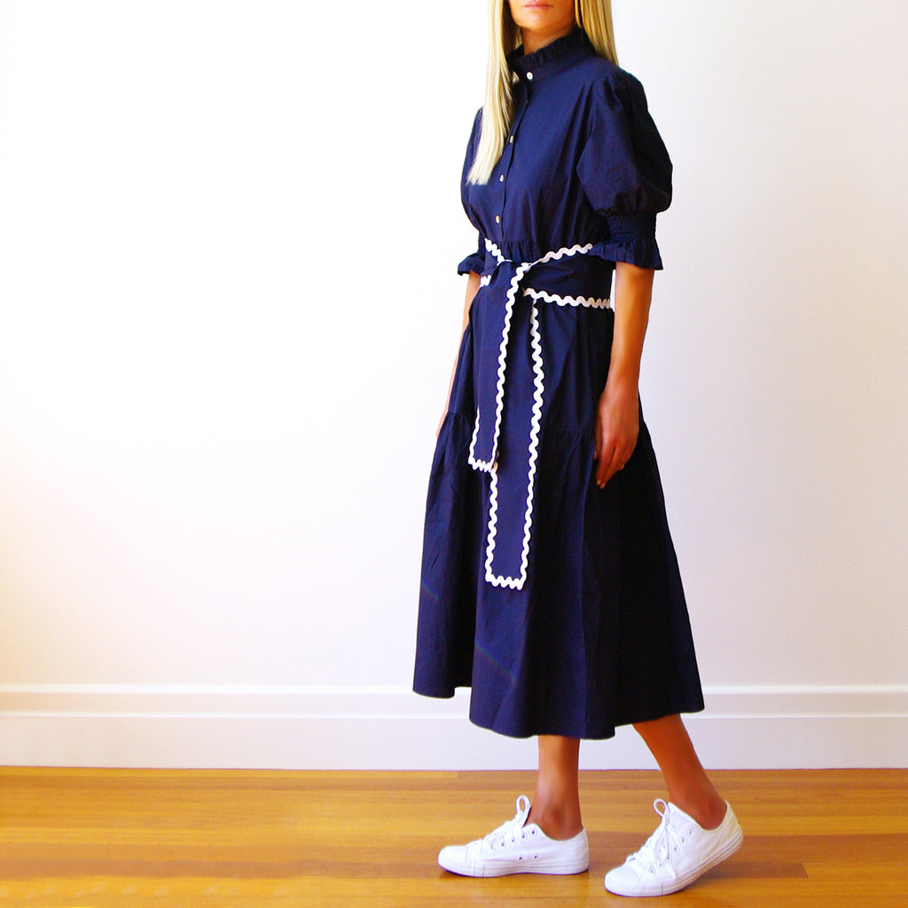 LOTTIE NAVY DRESS