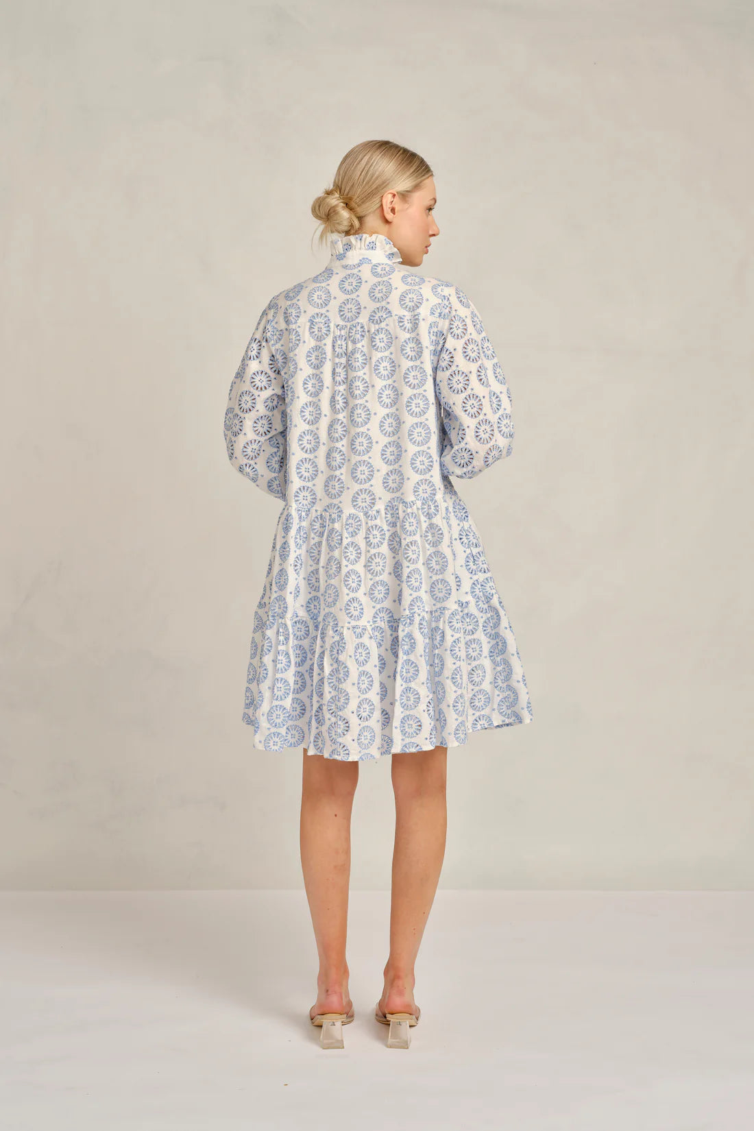 STELLA LINEN BROIDERY DRESS