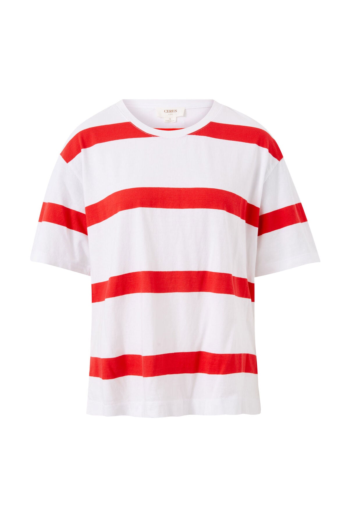 SLOUCHY SPLIT HEM TEE