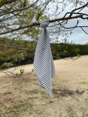 TICKING TEA TOWEL